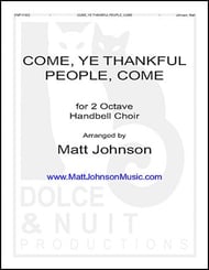 Come, Ye Thankful People, Come - REPRODUCIBLE  Handbell sheet music cover Thumbnail